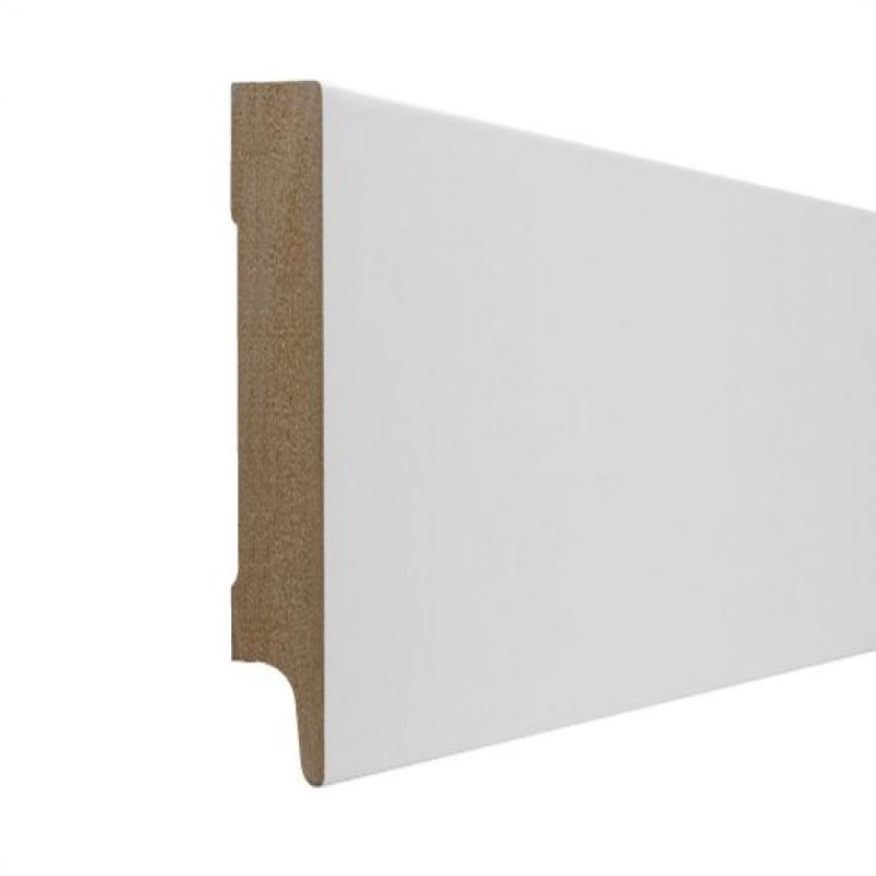 deur Op tijd Verslaggever Modern MDF plint RAL 9010 - Houten Vloeren - Parket Vloeren - Multiplank -  Laminaat - PVC Vloeren - Traprenovatie - Zelliges | Houtensteen.nl