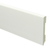 Watervaste kunststof Moderne plint 90x12 wit