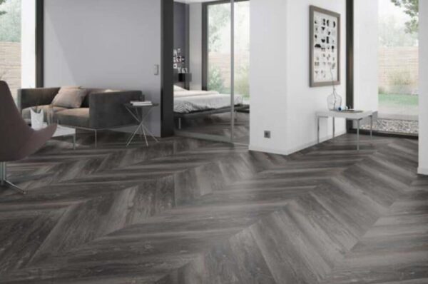 LVLNINE Smoked Pine Black – CHEVRON / HERRINGBONE - Afbeelding 2
