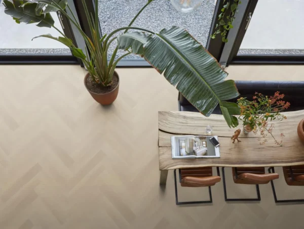 Floorlife PVC Fulham visgraat dryback beige - Afbeelding 4