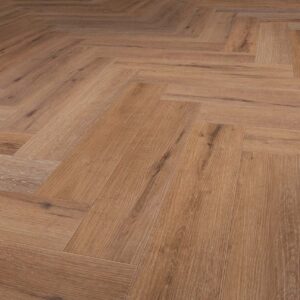 SOLIDFLOOR PVC DRYBACK MANSION HERRINGBONE DARK OAK