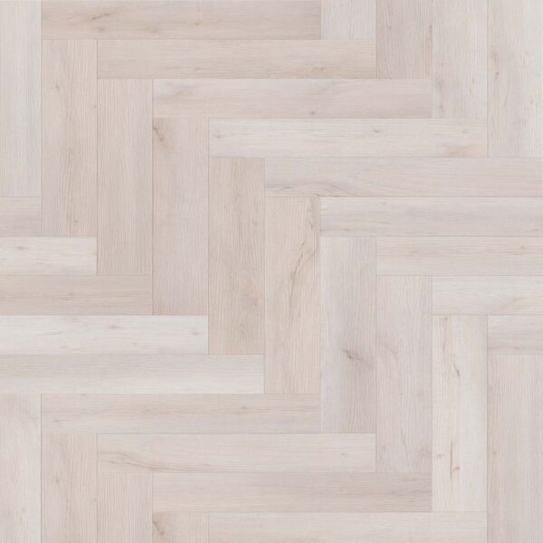 SOLIDFLOOR PVC DRYBACK MANSION HERRINGBONE WHITE OAK - Afbeelding 2