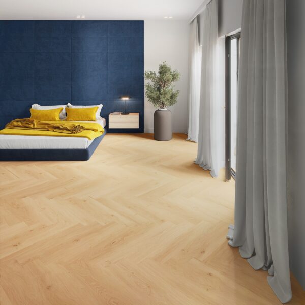 JOKA LVT DESIGN 555 Wooden Styles Visgraat DB 6704 Oak blond - Afbeelding 2