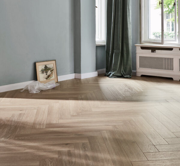 Parador Laminaat Trendtime 3 visgraat Eiken Skyline parelgrijs 1747861