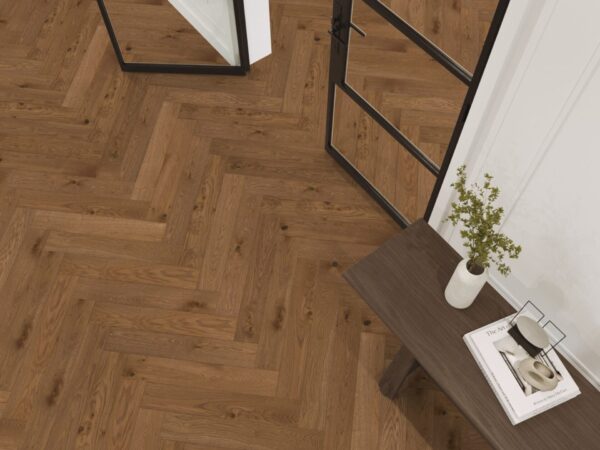 FLOORLIFE Encino visgraat rustiek cognac - Afbeelding 2