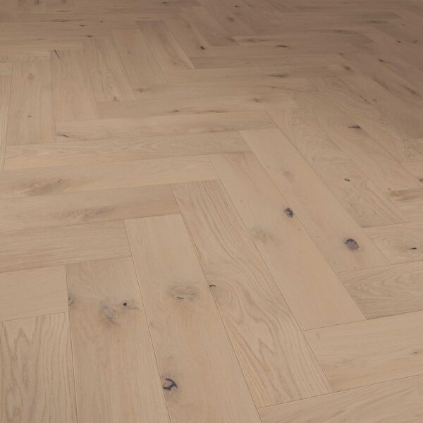 Solidfloor Renopark Herringbone Rustic Grade Unfinished Look