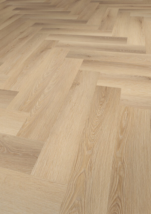 Floorex PVC Herringbone Perugia Oak click en dryback (visgraat)