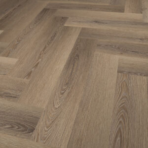 Floorex PVC Herringbone Roma Oak click en dryback (visgraat)