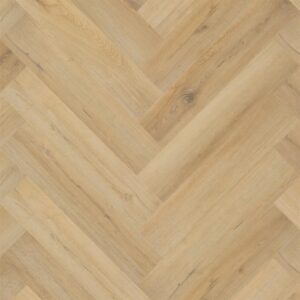 Floorlife YUP XL Greenford herringbone natural dryback en click