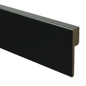 MDF Renovatieplint modern 90 of 120 x 18 voorgelakt RAL 9005