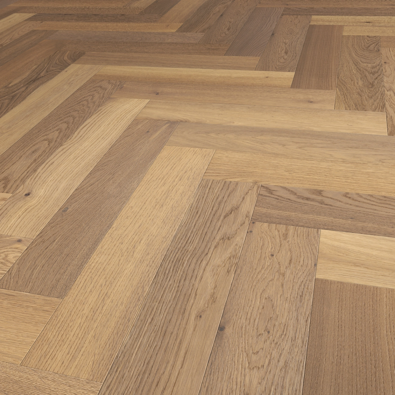 Solidfloor Visgraat Herringbone Nature Bastille