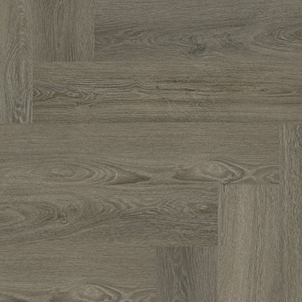 Floorlife PVC YUP Sutton herringbone dryback 10dB brown grey