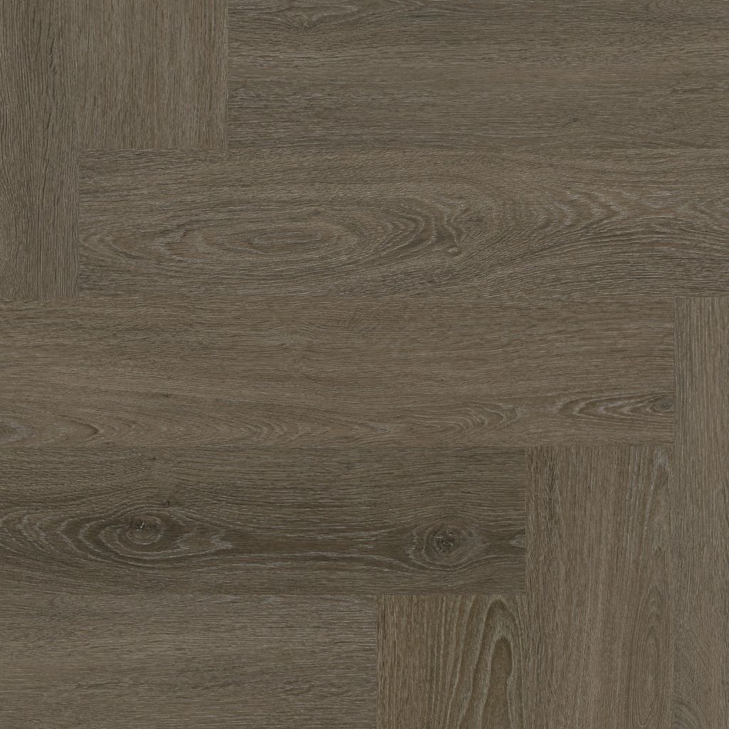 Floorlife PVC YUP Sutton herringbone dryback 10dB brown